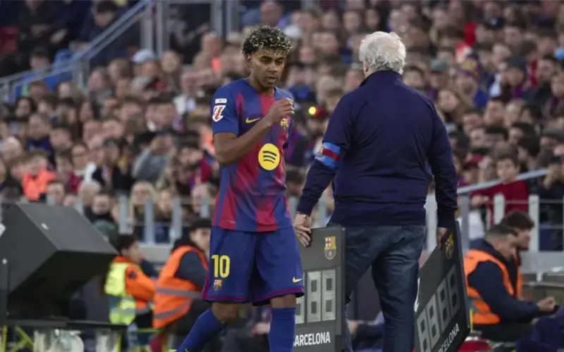 فيديو | تصرف مثير للجدل من لامين يامال عقب فوز برشلونة على أتلتيكو مدريد